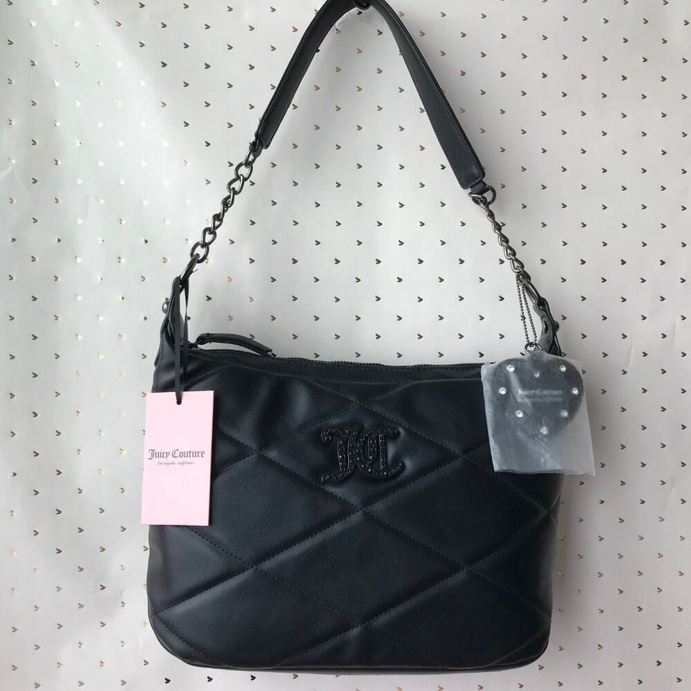 JUICY COUTURE Bag Brighter Than A Diamond Hobo Black
